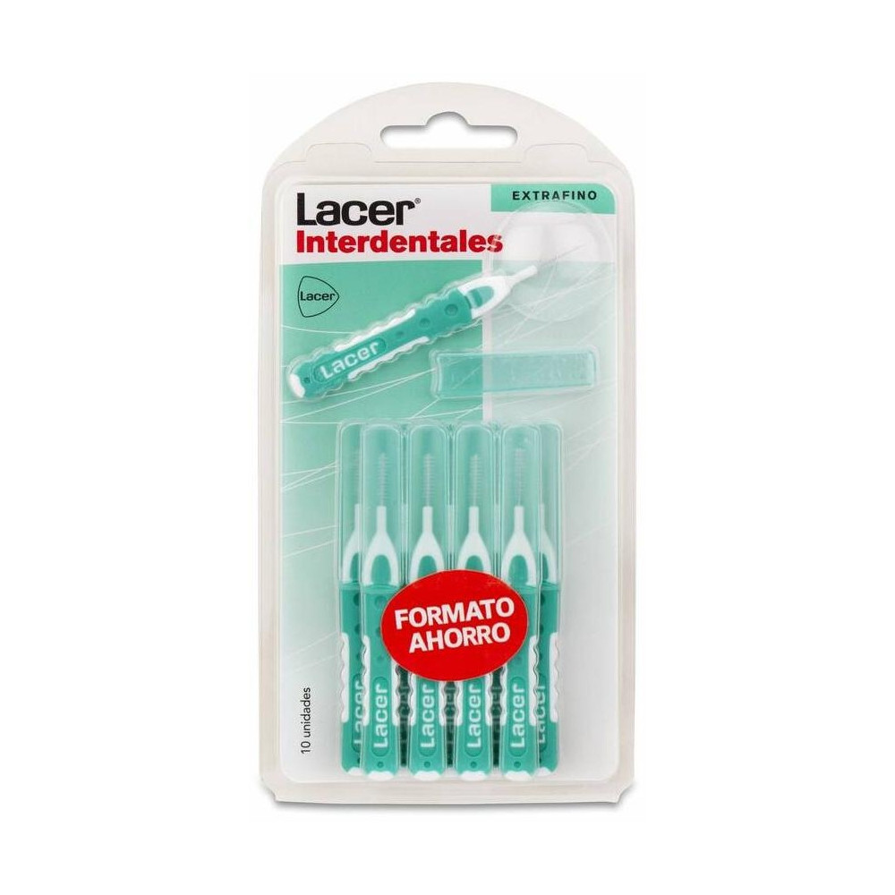 Lacer Cepillo Interdental Extrafino Recto, 10 Uds