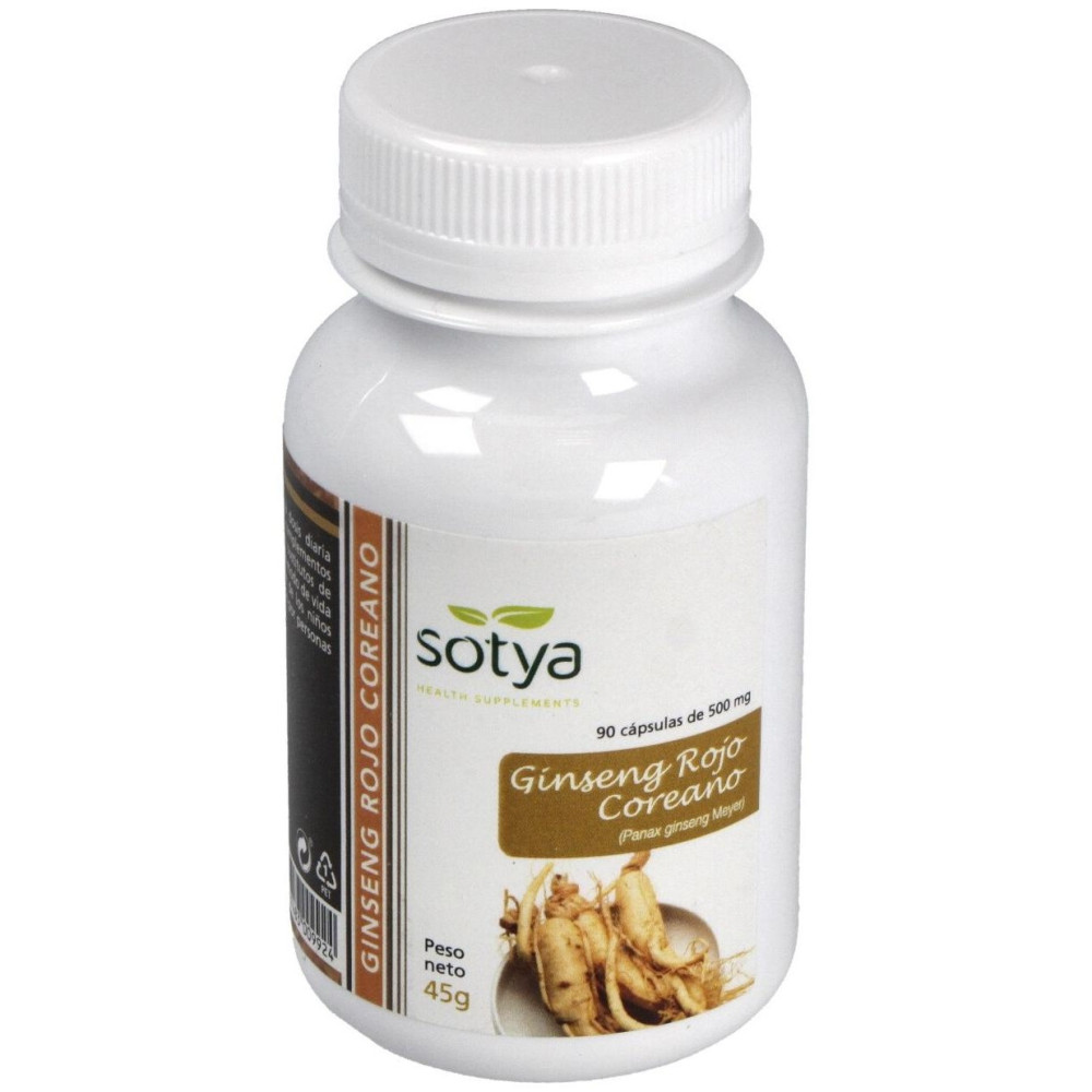 Sotya Ginseng Rojo Coreano 500Mg 90Cáps
