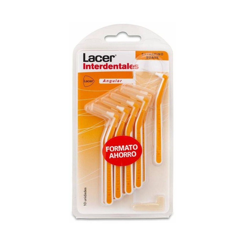 Lacer Cepillo Interdental Angular Extrafino Suave, 10 Uds