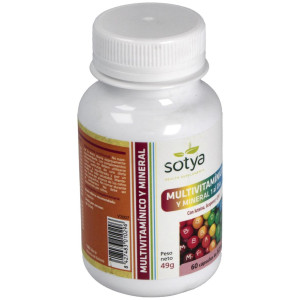 Sotya Multivitamínico Y Mineral 60 Cápsulas De 820 Mg