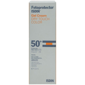 Isdin Fotoprotector Spf 50+ Gel Crema Dry Touch Color, 50 Ml
