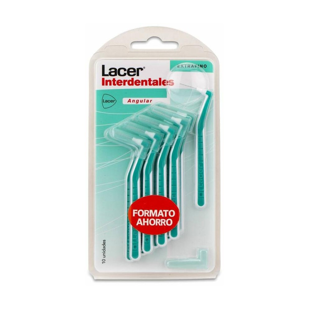 Lacer Cepillo Interdental Angular Extrafino, 10 Uds