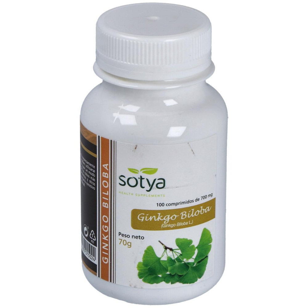 Ginko Biloba 700 Mg Sotya 100 Comprimidos