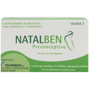 Natalben Preconceptivo 30 Capsulas