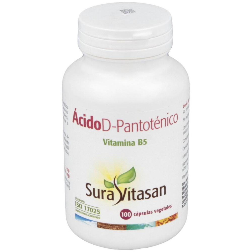 Sura Vitasan Acido Pantotenico 500Mg 100Caps