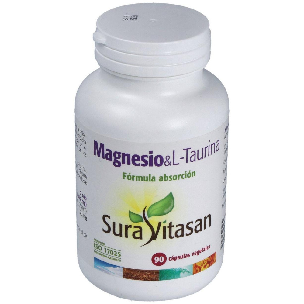 Sura Vitasan Magnesio Y L-Taurina 90 Cápsulas