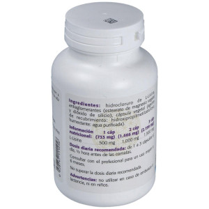 L-Lisina 500Mg. 100Cap.