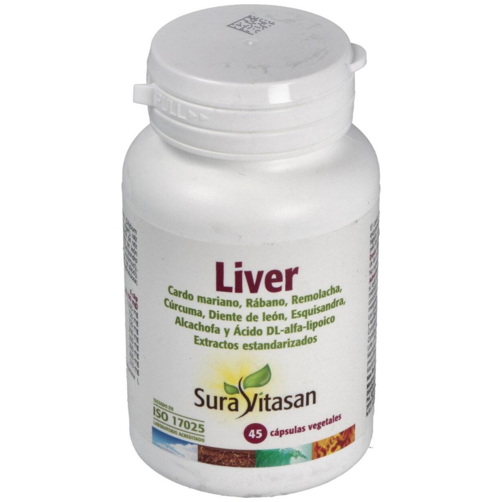 Sura Vitasan Liver 45 Cápsulas