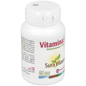 Vitamina B12 (Metilcobalamina) 500Mcg. 100Cap.