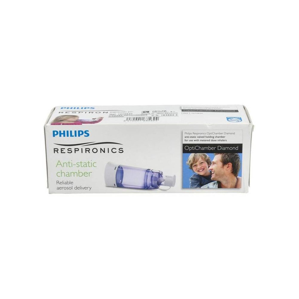 Philips Optichamber Diamond Cámara Inhaladora, 1 Unidad