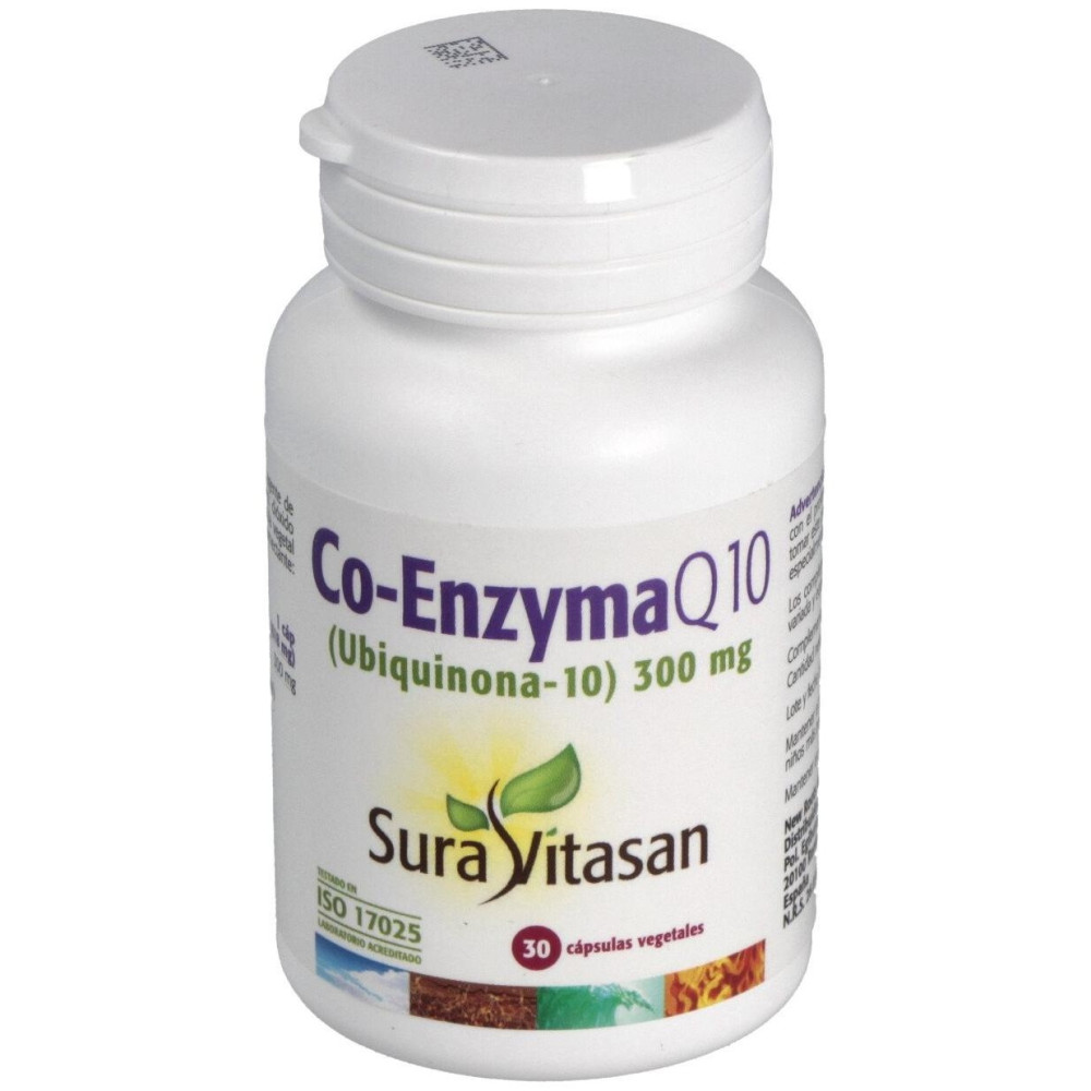 Co-Enzyma Q10 300Mg. Ubiquinona 30Cap.