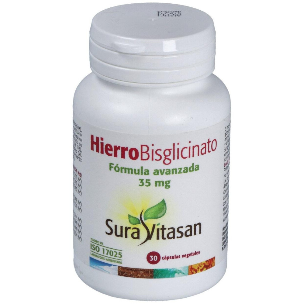 Sura Vitasan Hierro Bisglicinato 30 Cápsulas