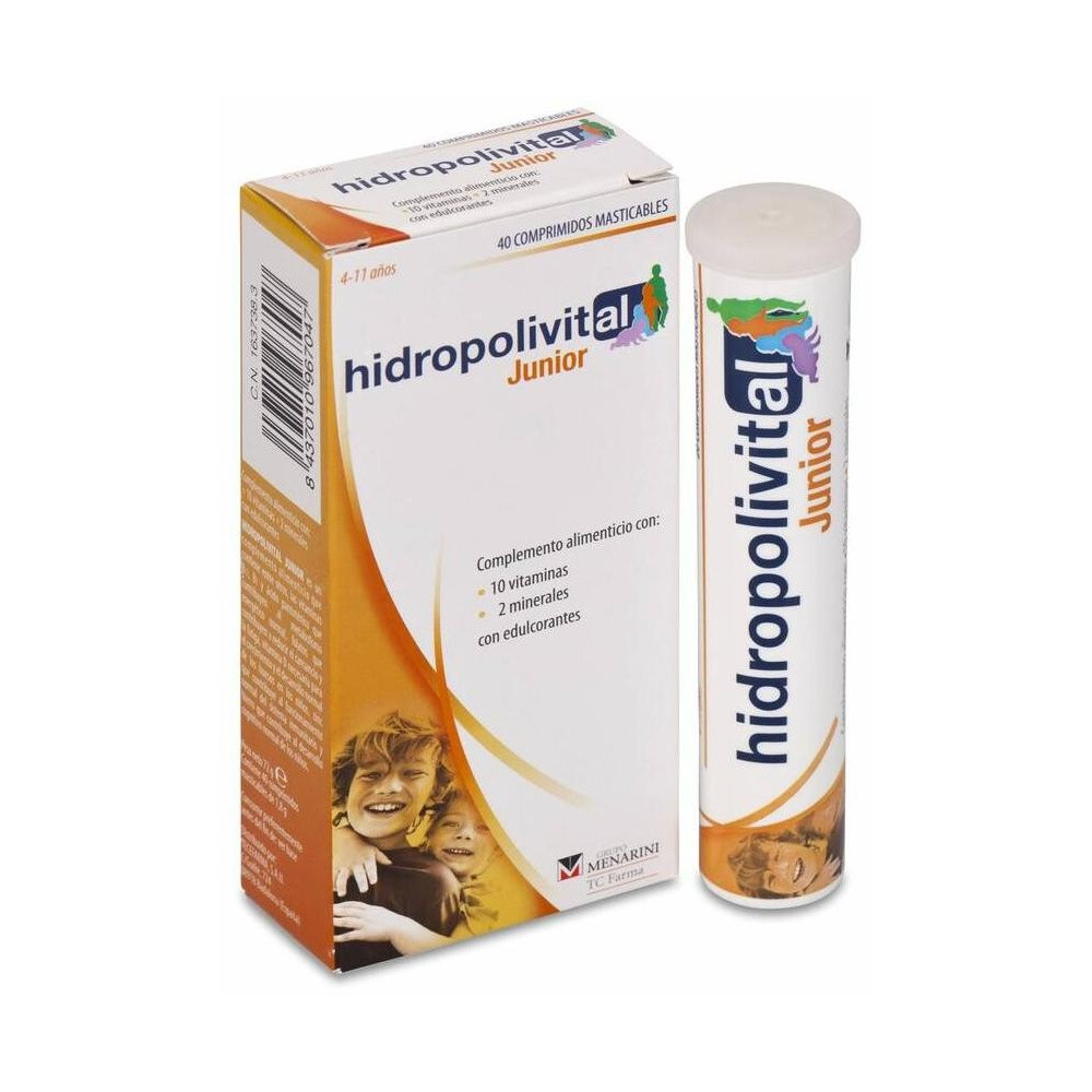 Hidropolivital Junior 40 Comprimidos Masticables