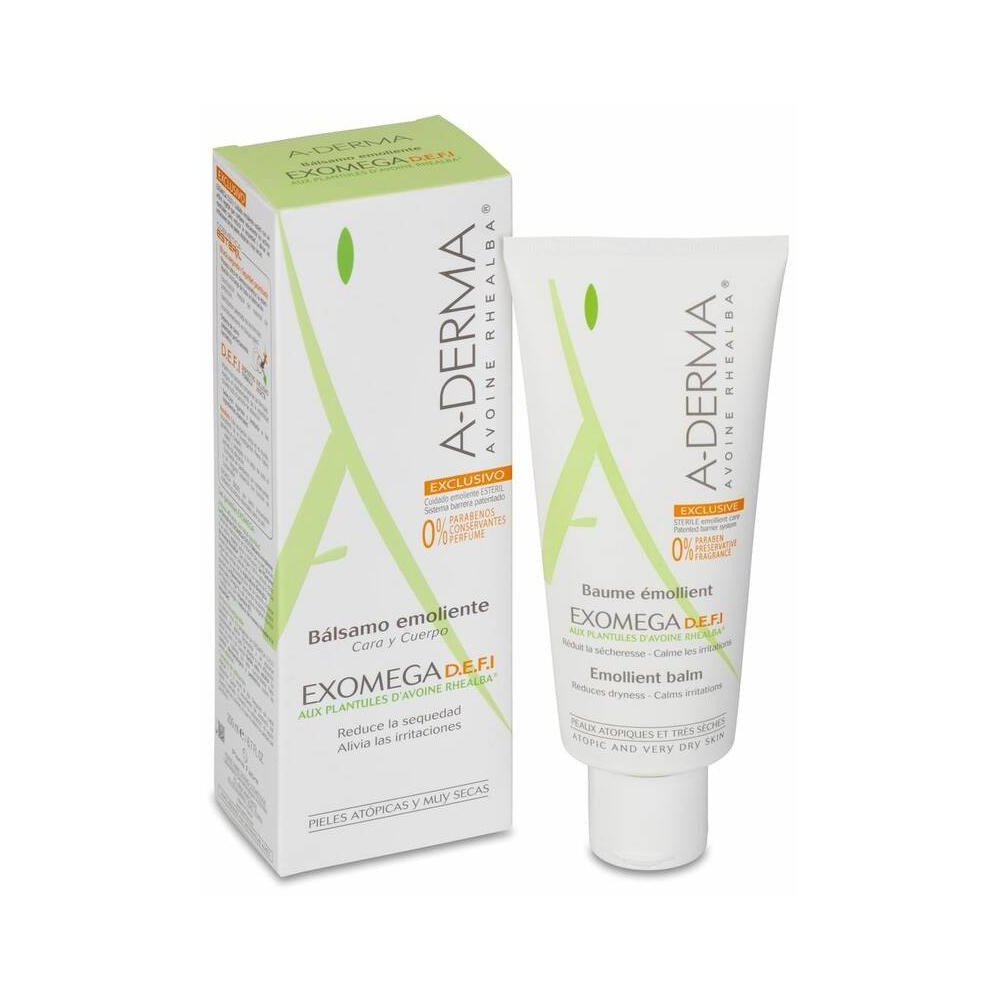 A-Derma Exomega Bálsamo Emoliente D.E.F.I - Piel Atópica O Muy Seca, 200 Ml