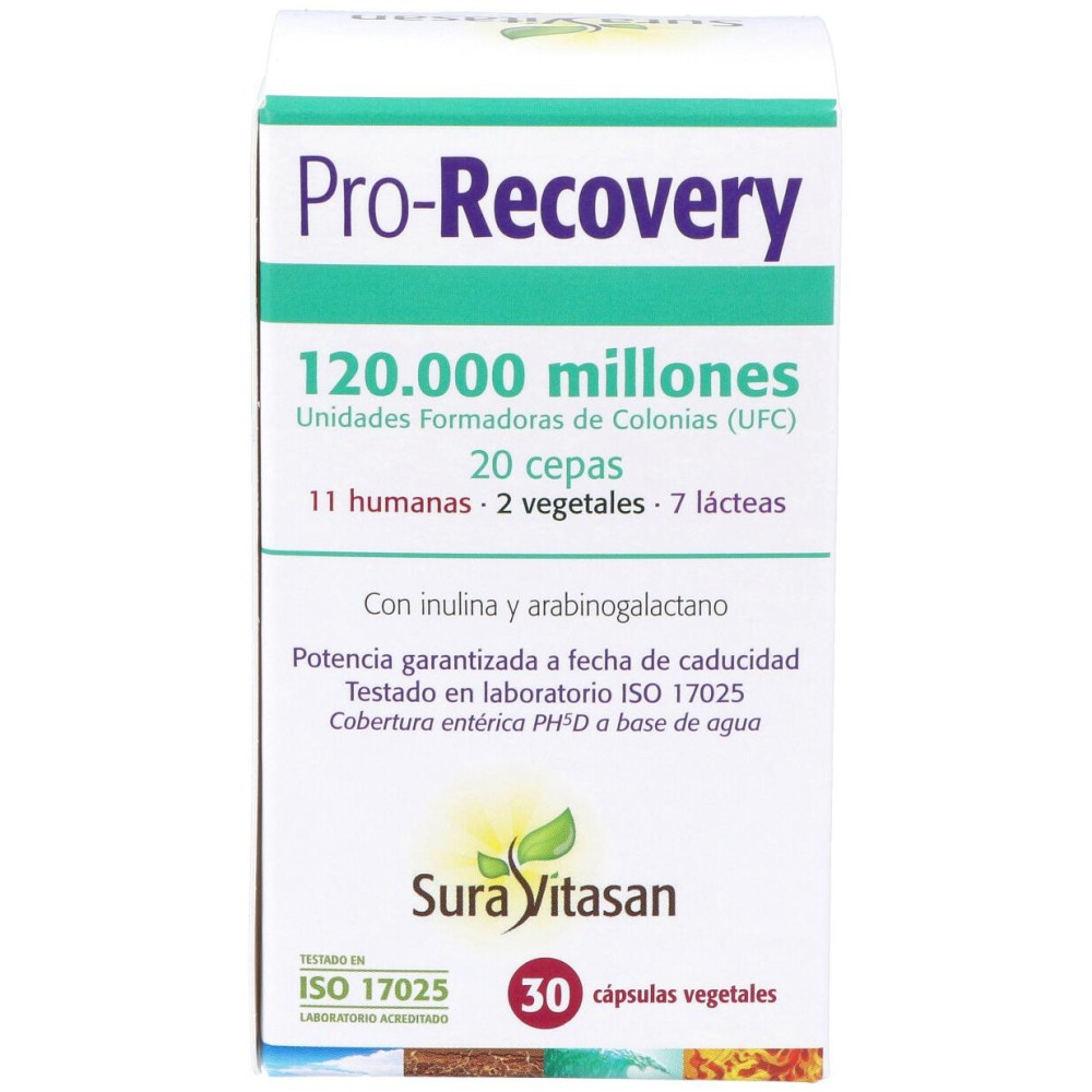 Sura Vitasan Pro-Recovery Vegetales 30Caps