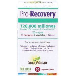 Sura Vitasan Pro-Recovery Vegetales 30Caps