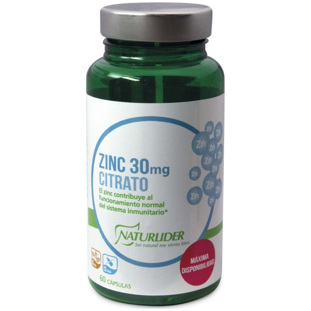 Naturlider Zinc Citrato 60Cáps