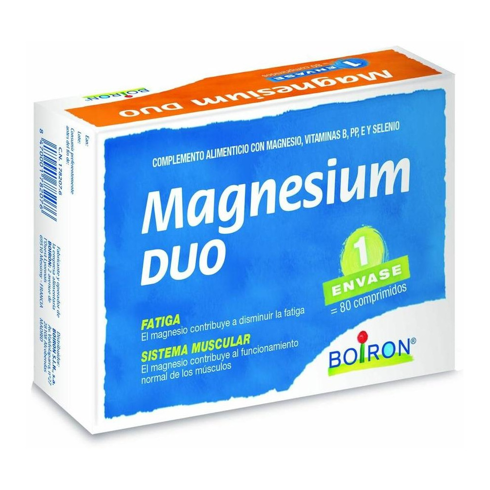 Boiron Magnesium Duo, 80 Comprimidos