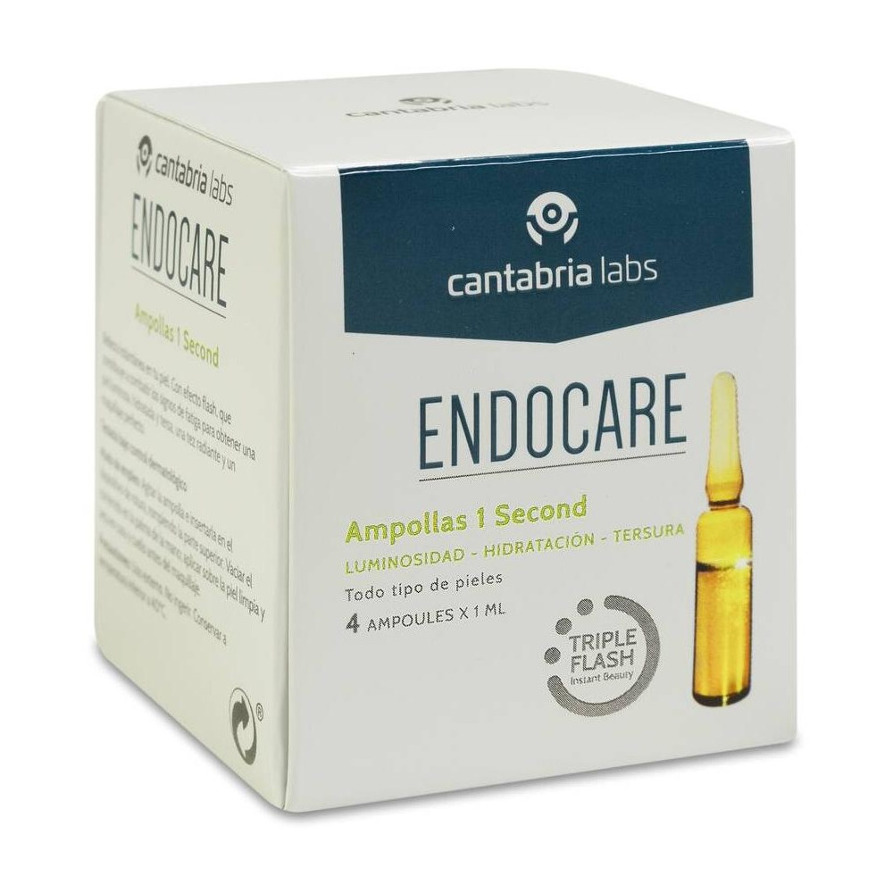Endocare 1 Second Triple Efecto Flash 4 Ampollas X 1Ml