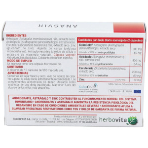 Herbovita Anasvir 30Caps