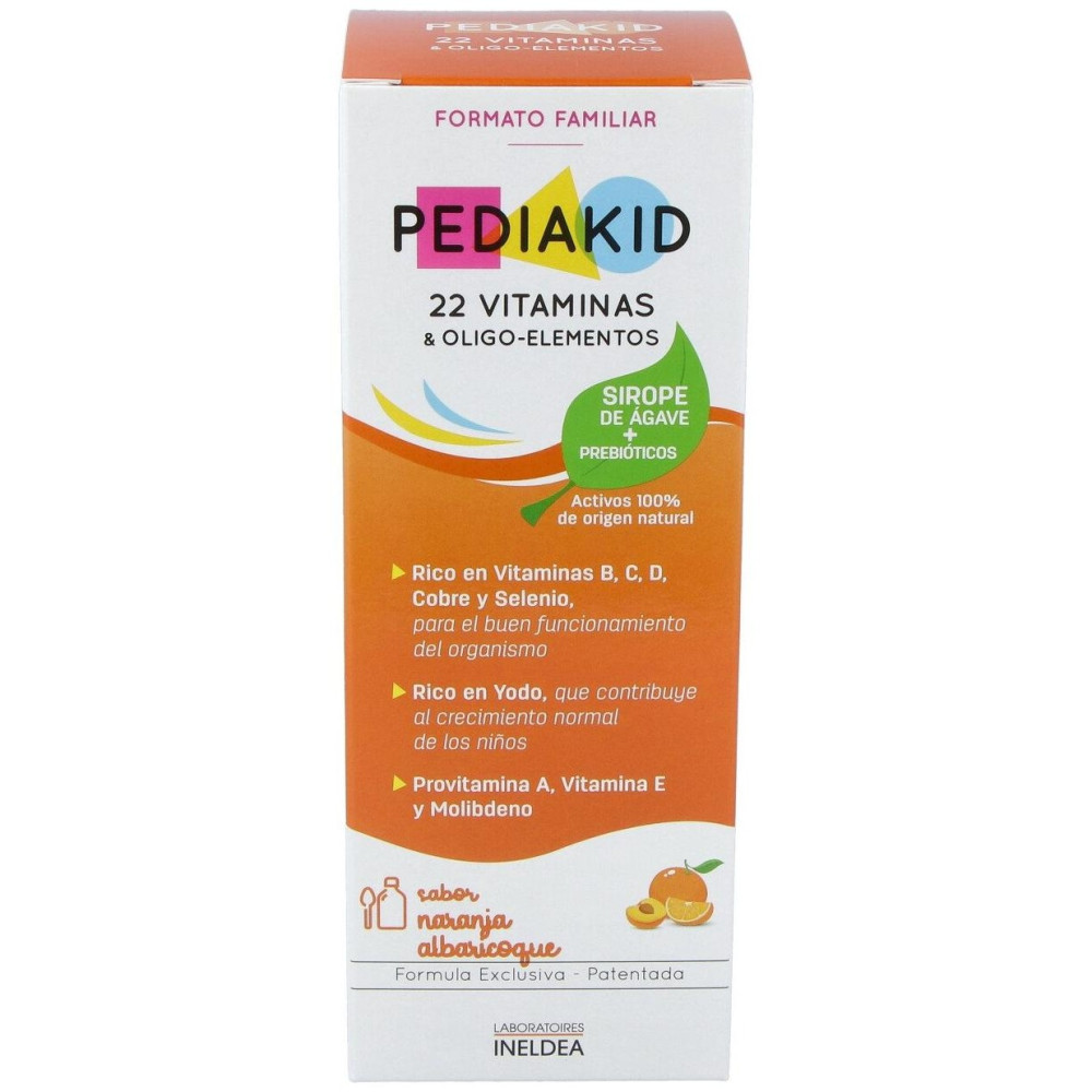 Pediakid 22 Vitaminas-Oligoelementos Jarabe 250Ml.