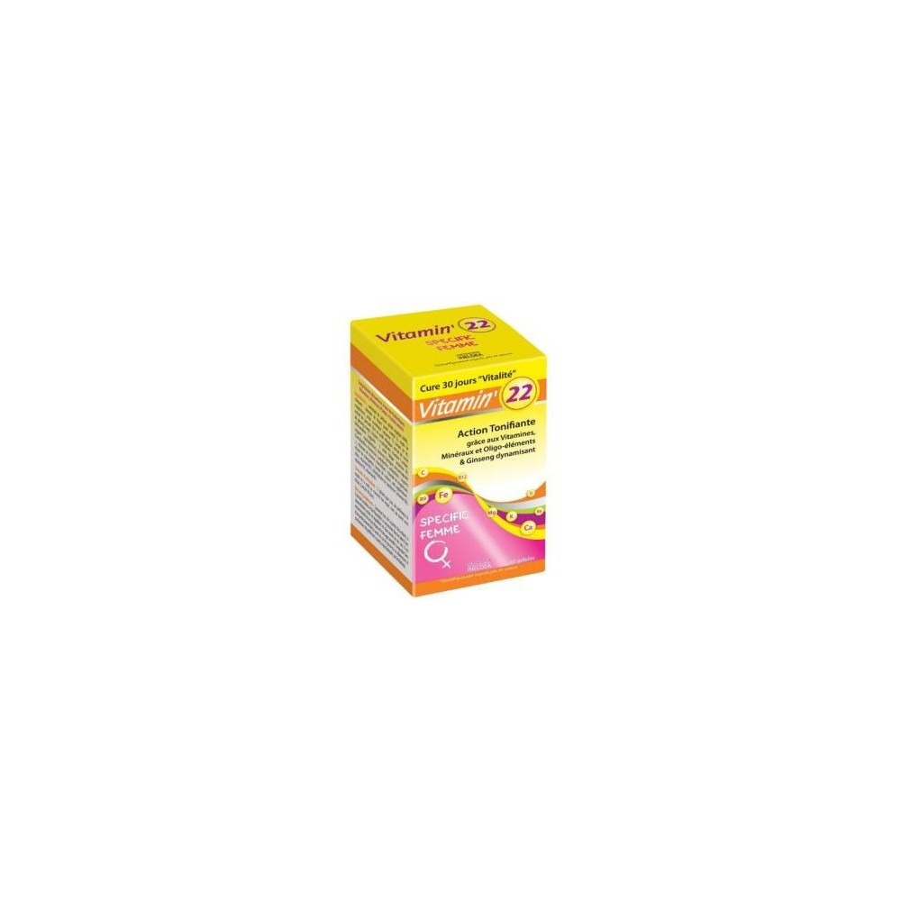 Vitamin 22 Vitaminas-Olig-Plantas Mujer 60Cap.