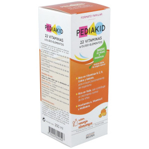 Pediakid 22 Vitaminas-Oligoelementos Jarabe 250Ml.