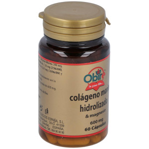 Obire Colágeno Marino Hidrolizado + Magnesio 60Cáps