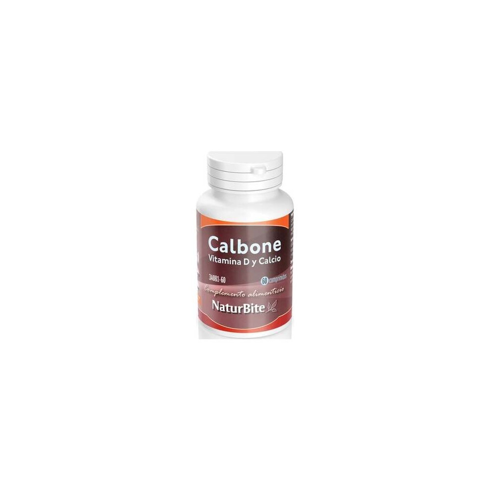 Naturbite Vitamina D Y Calcio Calbone 60Caps