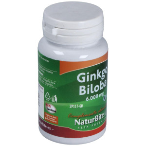 Naturbite Ginkgo Biloba 6000Mg 60Caps