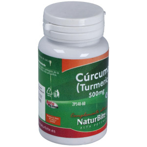 Naturbite Turmeric Curcuma 500Mg 60Caps