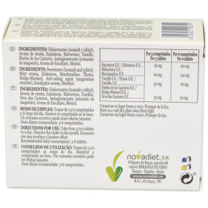 Novadiet Bropul Balsamicos 60 Comprimidos Masticables