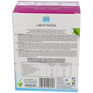 Light Nova Sustitutivo De Una Comida Control Peso Sabor Chocolat