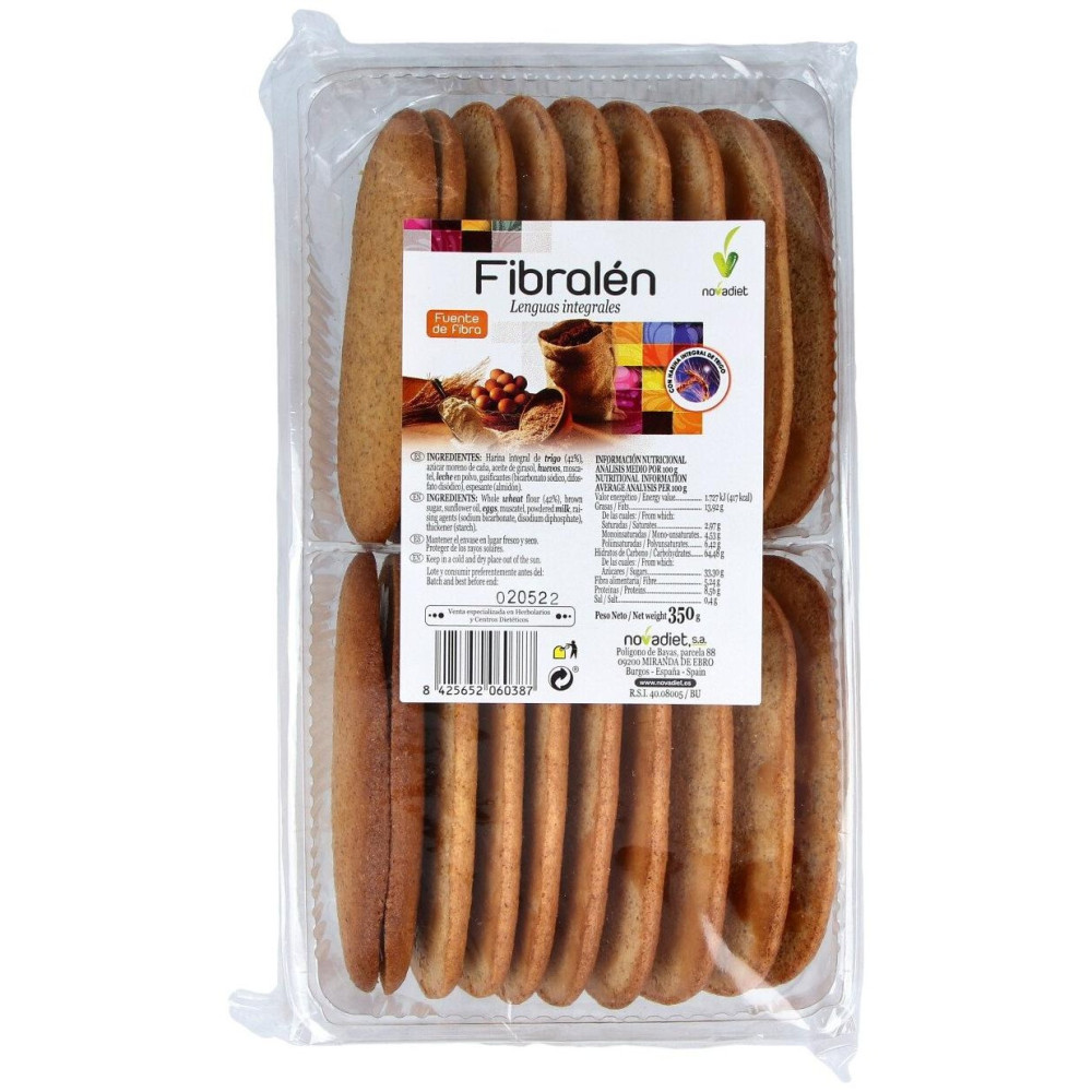 Nova Diet Fibralen Lenguas Int Galletas 350G