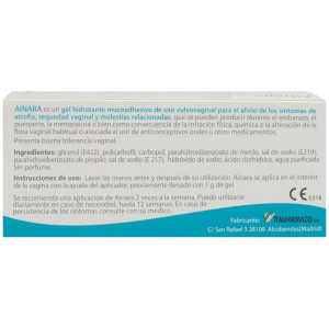 Ainara Gel Hidratante Vaginal 30 Gramos