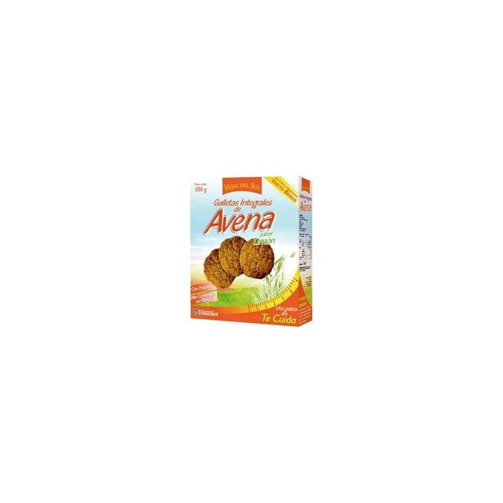 Hijas Del Sol Galletas Integrales De Avena Sabor Limón 500 G