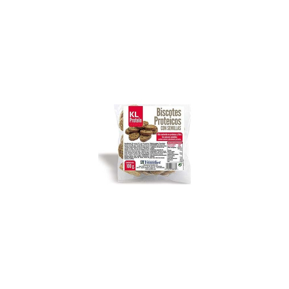 Biscotes Proteicos Kl Protein Con Semillas 100Gr.