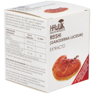 Reishi Extracto Puro 60Vcaps.