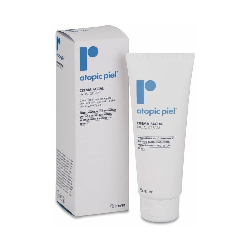 Repavar Atopic Piel Crema Facial, 50 Ml
