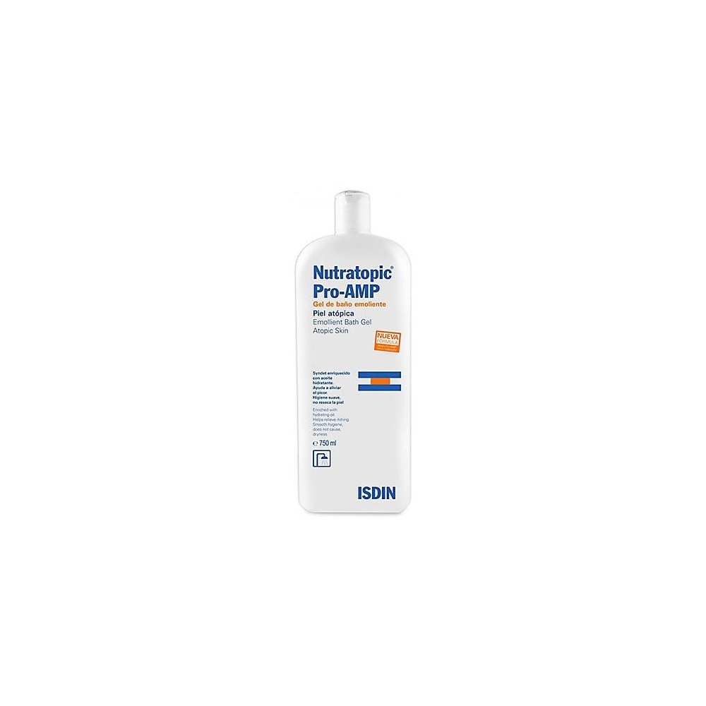 Isdin Nutratopic Pro-Amp Gel De Baño Emoliente Suave 400Ml