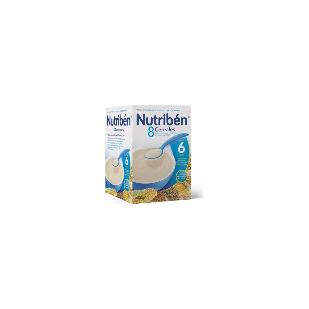 Nutriben Papilla 8 Cereales 600 Gramos