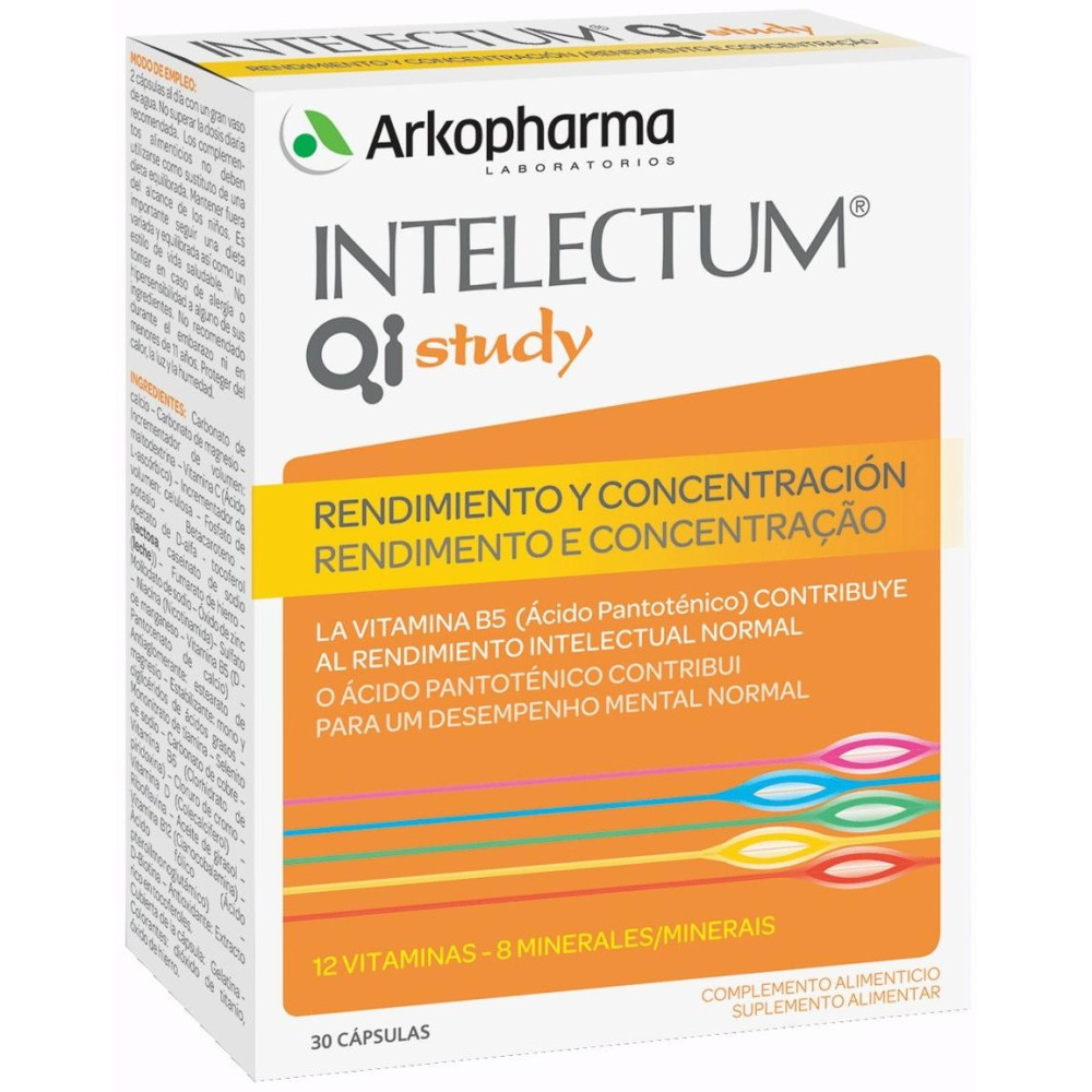 Arkopharma Intelectum Study, 30 Cápsulas