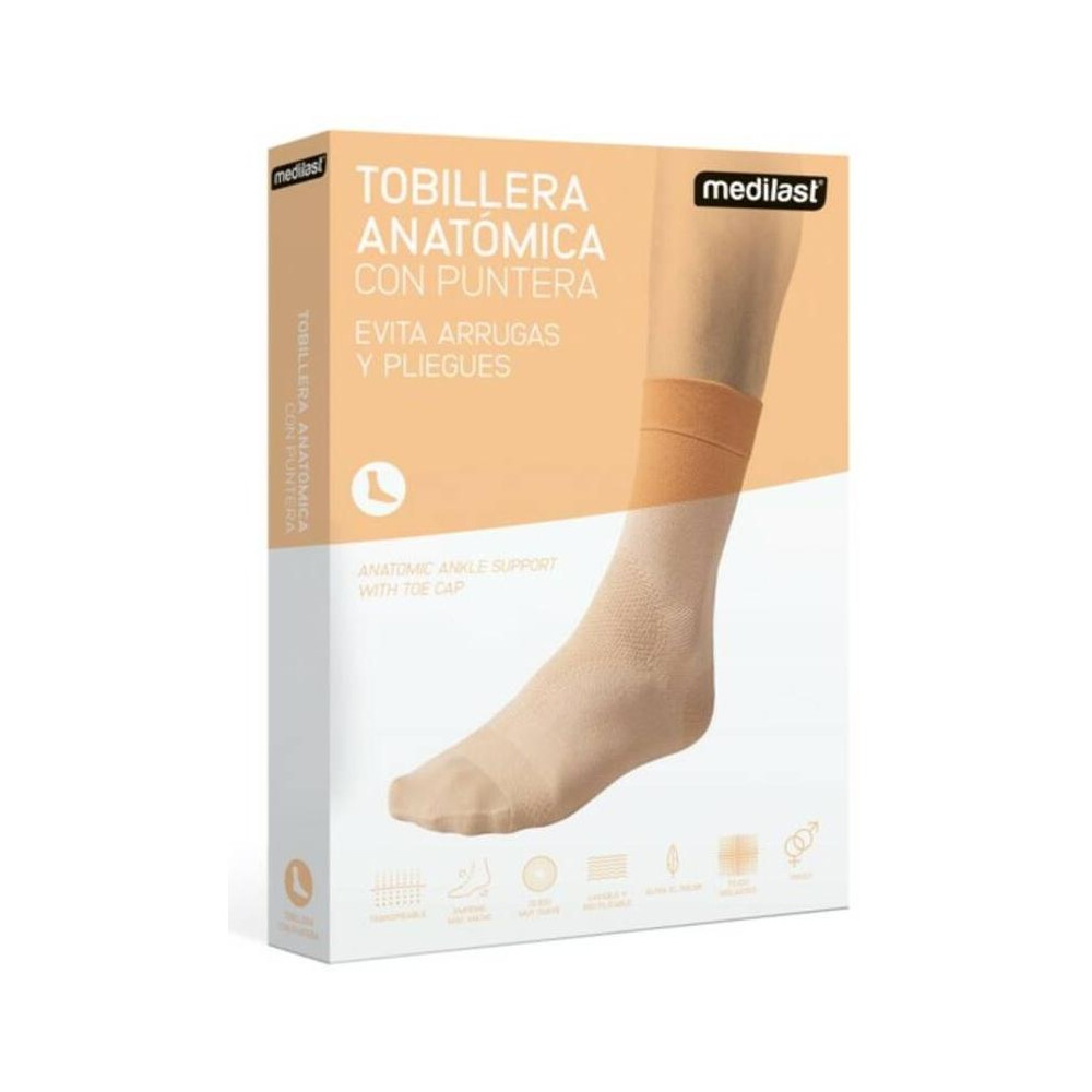 Medilast Trauma Plus Tobillera Anatómica Talla S, 1 Ud