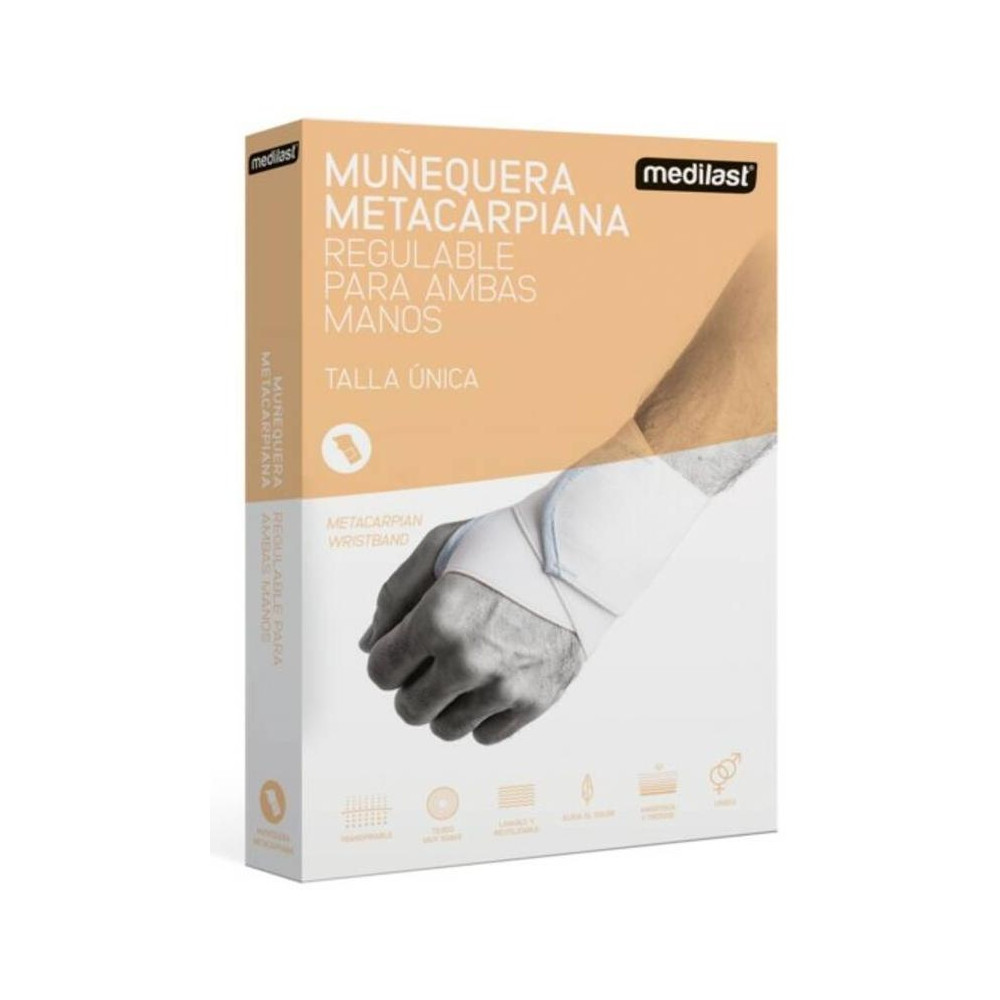 Medilast Trauma Plus Muñequera Metacarpiana Beige T-Única 1Ud
