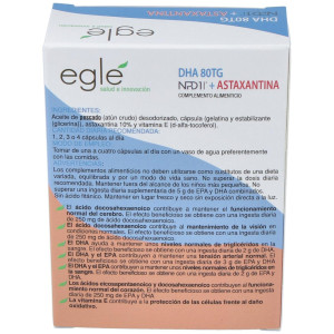Eglé Npd1 Dha 80Tg Astaxantina 30 Perlas