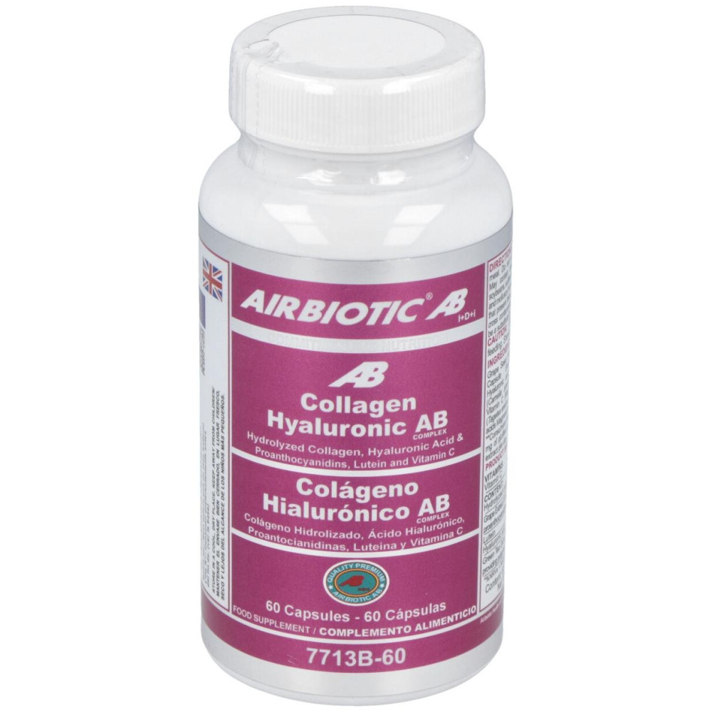 Airbiotic Colágeno Hialurónico Ab Complex 60 Cápsulas