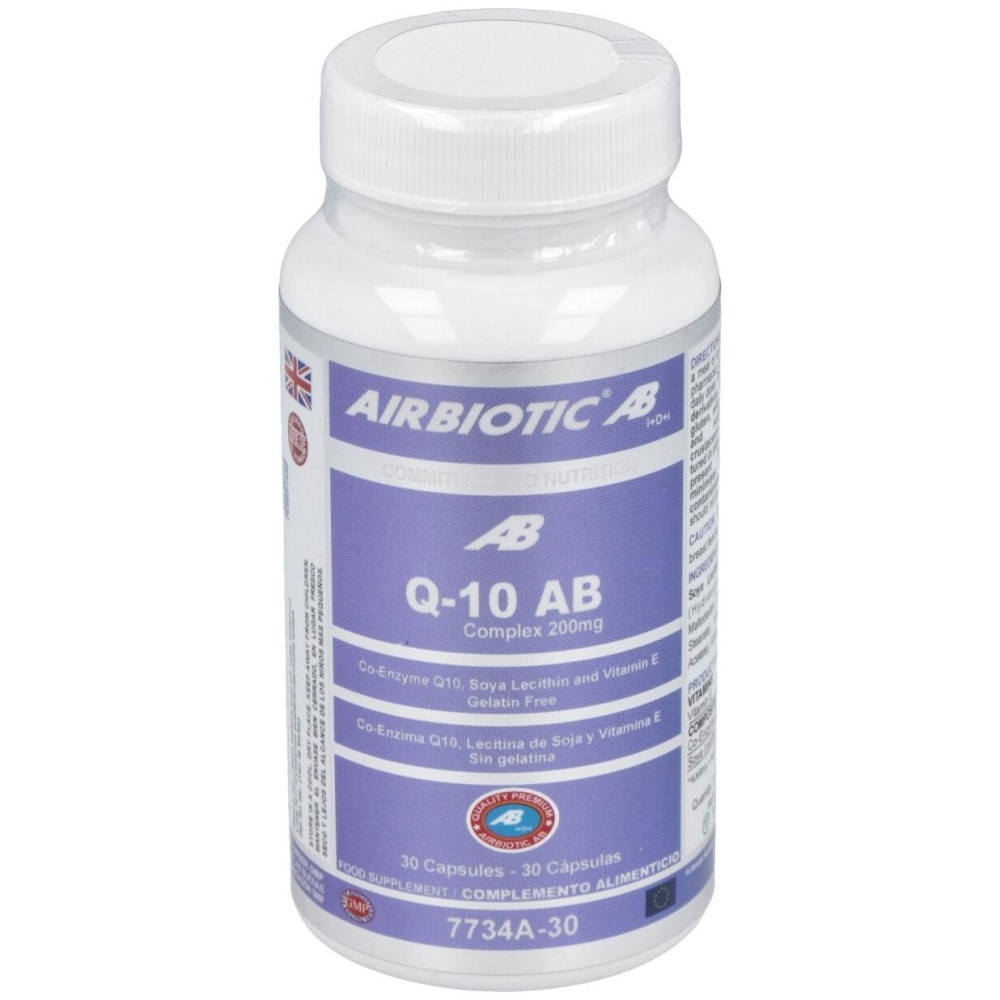 Airbiotic Q-10 Ab Complex 200 Mg 30 Cápsulas