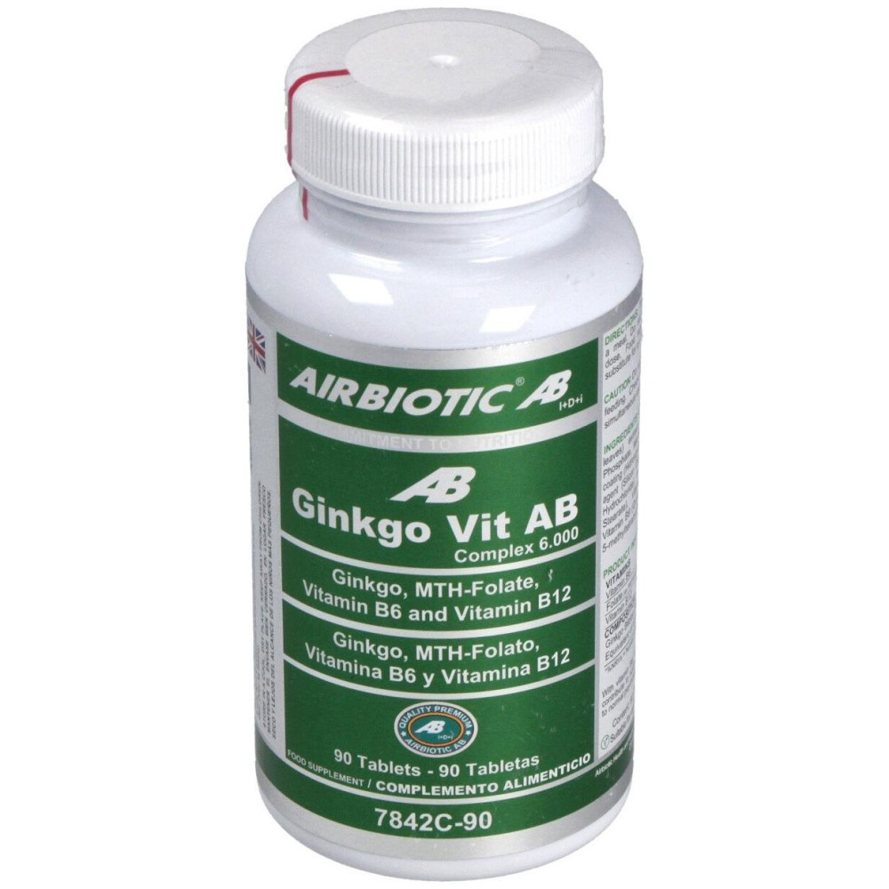 Airbiotic Ginkgo-Vit Ab Complex 6.000 90 Tabletas
