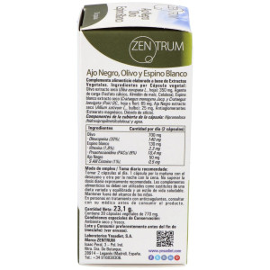 Ynsadiet Ajo Negro Olivo Espino Blanco 30Caps