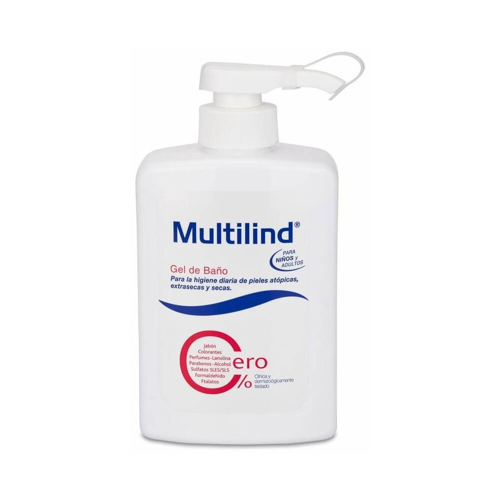 Multilind Gel De Baño Para Pieles Atópicas, Extrasecas Y Secas 500Ml
